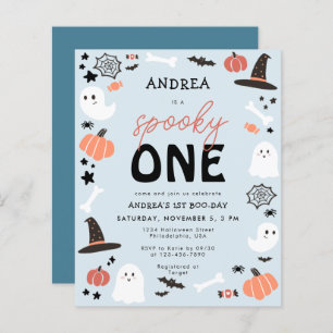 Budget Cute Spooky One Halloween Boy 1st Birthday