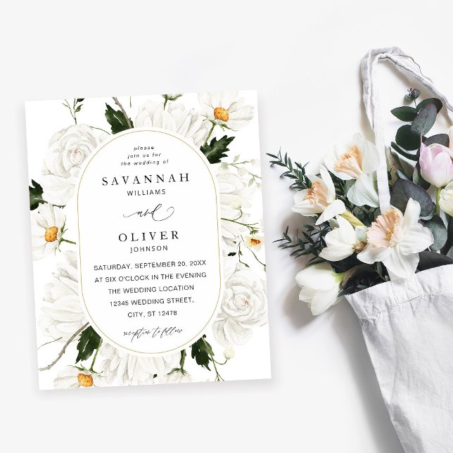 Budget Daisy White Floral V3 Flyer (Creator Uploaded)