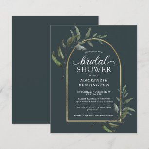 BUDGET Dark Eucalyptus Arch Bridal Shower