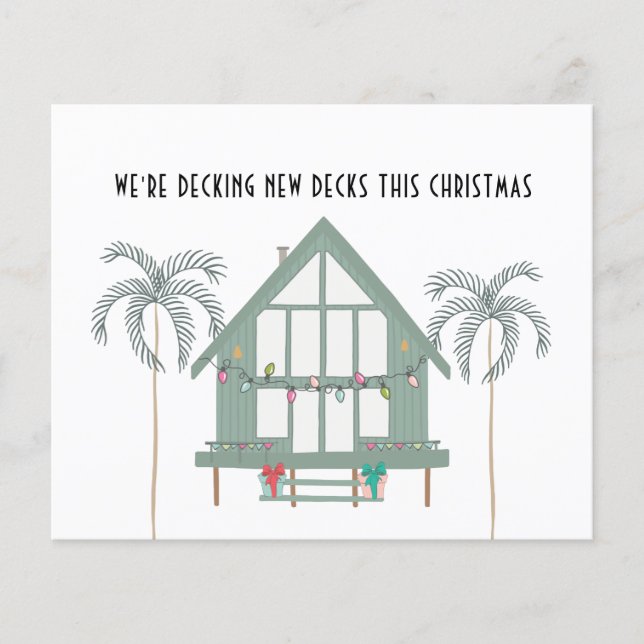 Budget Decking New Decks Christmas Moving Card (Front)