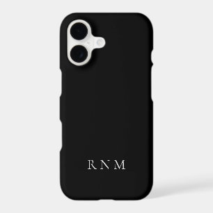 Budget Deepest Black with Name or Monogram Set