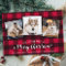Budget Dog Custom Pet Photo Red Plaid Christmas