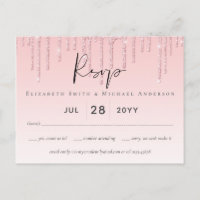 BUDGET Dripping Pink Glitter Wedding