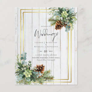 BUDGET  Dusty Blue Wedding Eucalyptus Greenery