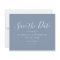 BUDGET Dusty Blue Wedding Save The Date