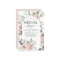Budget Dusty Pink Floral Bridal Shower Invitation
