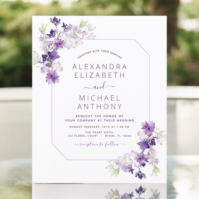 Budget Dusty Purple Wedding Floral Greenery (Creator Uploaded)