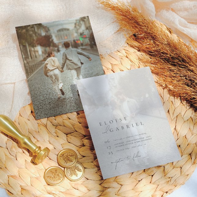 Budget Elegant Bohemian Minimalist 2 Photo Wedding (Creator Uploaded)