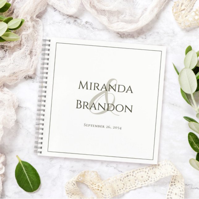 BUDGET Elegant Minimalist Wedding Guest Book (Creator Uploaded)