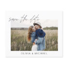 Budget Elegant Save the Date Photo Minimalist