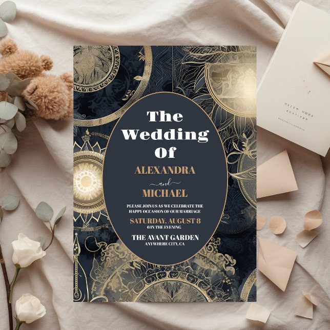 Budget Elegant Silver Gold Celestial Wedding (Creator Uploaded)