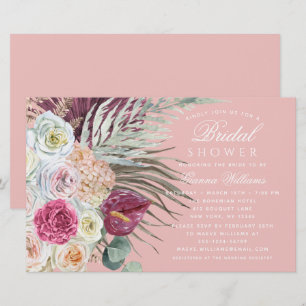 Budget Elegant Watercolor Floral Bridal Shower