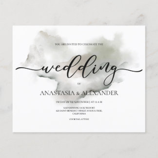 BUDGET/Elegant wedding invitation. Invitation Flye Flyer