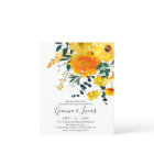 Budget Elegant Yellow Watercolor Floral Wedding