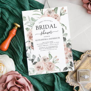 Budget Emerald Green Floral Bridal Shower
