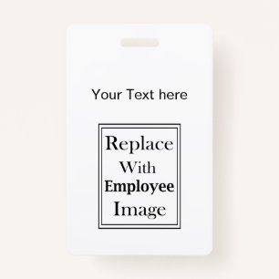 Budget Employee Name Badges Template ID Badge