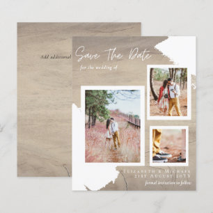 BUDGET Engagement Photo RUSTIC SAVE the DATE