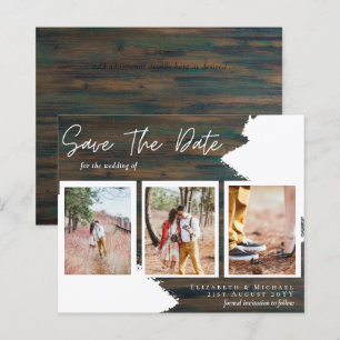 BUDGET Engagement Photo RUSTIC SAVE the DATE