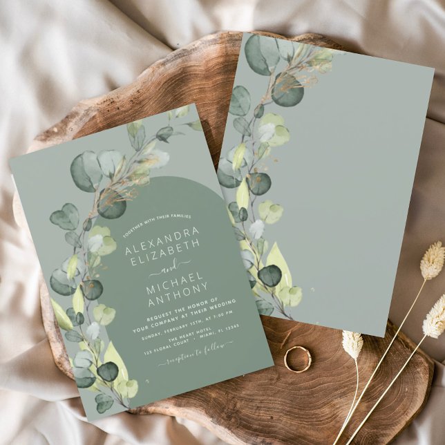 Budget Eucalyptus Arch Greenery Wedding (Creator Uploaded)