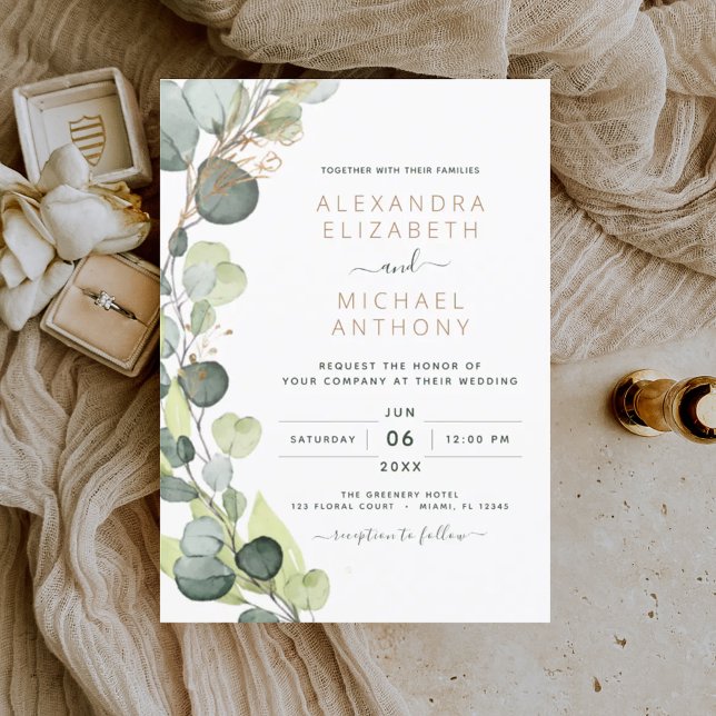 Budget Eucalyptus Botanical Greenery Wedding (Creator Uploaded)