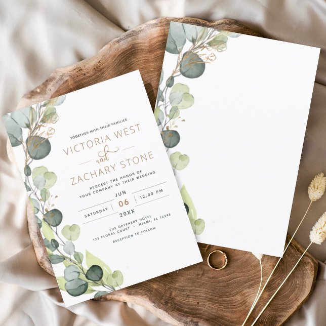 Budget Eucalyptus Botanical Greenery Wedding (Creator Uploaded)