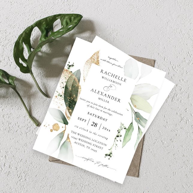 Budget Eucalyptus Glow Gold Greenery 2 Wedding (Creator Uploaded)