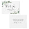 BUDGET Eucalyptus Green Foliage Wedding Thank You