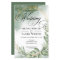 BUDGET Eucalyptus Greenery Gold Wedding Invitation