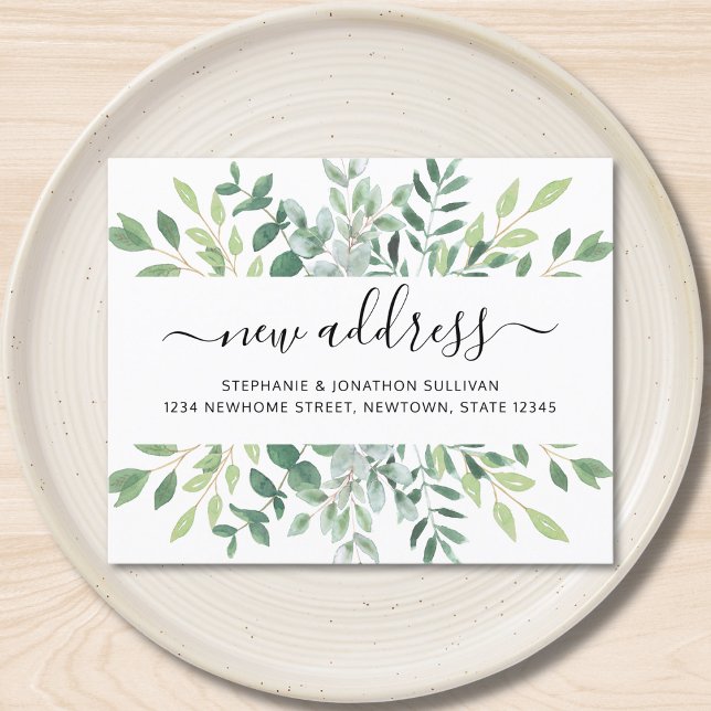 Budget Eucalyptus Greenery Moving Announcement (Creator Uploaded)