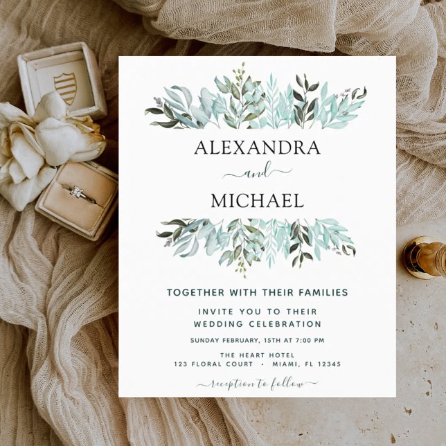 Budget Eucalyptus Greenery Succulent Wedding (Creator Uploaded)