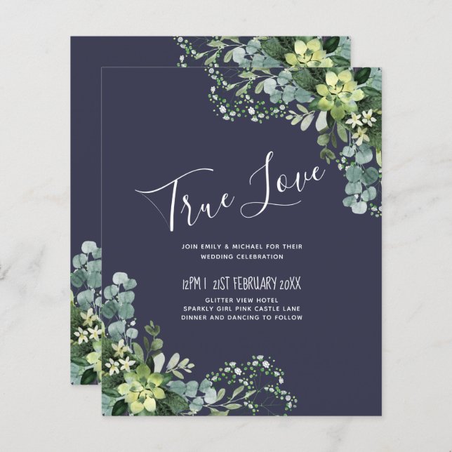 BUDGET  Eucalyptus Greenery Wedding Foliage (Front/Back)