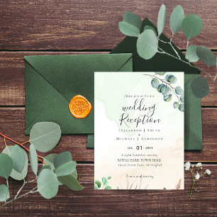 Budget Eucalyptus Greenery Wedding RECEPTION Party
