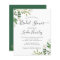 Budget Eucalyptus Leaves Bridal Shower Invitations