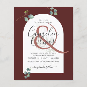 BUDGET Eucalyptus Leaves Overlay Arch Wedding