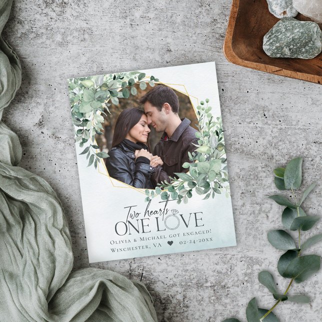 Budget Eucalyptus Photo Engagement Announcement (Creator Uploaded)