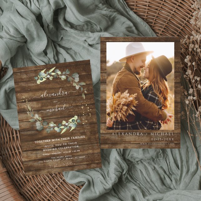 Budget Eucalyptus Photo Rustic Country Wedding (Creator Uploaded)