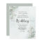Budget Eucalyptus Sage Green Wedding Invitation