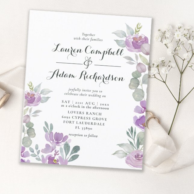 Budget Eucalyptus Watercolor Pink Wedding (Creator Uploaded)