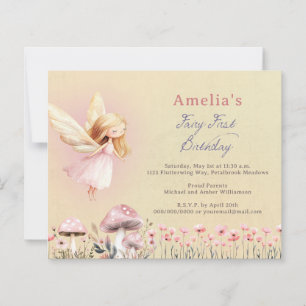 Budget Fairy First Theme Girl's 1st Birthday Party