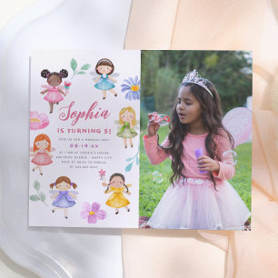 Budget Fairy Floral Girl Photo Birthday Party