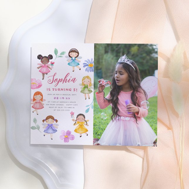 Budget Fairy Floral Girl Photo Birthday Party (Creator Uploaded)