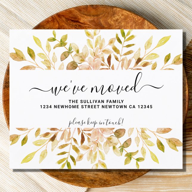 Budget Fall  Foliage Announcement Card (Creator Uploaded)