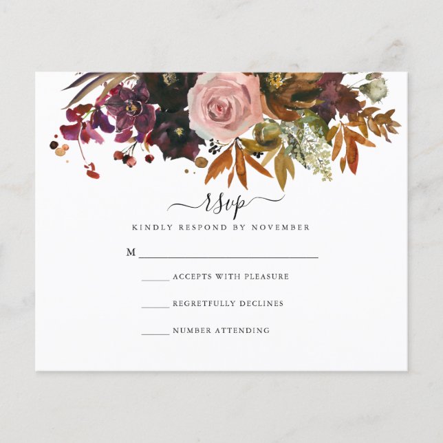 Budget Fall RSVP Card (Front)