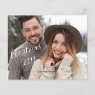 Budget Family Photo Christmas 2022 Card