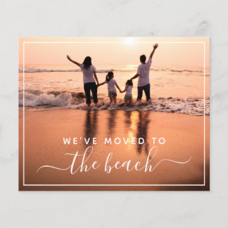 Budget Family Photo New Address Announcement