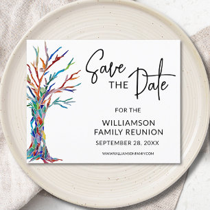 Budget Family Reunion Family Save The Date Card