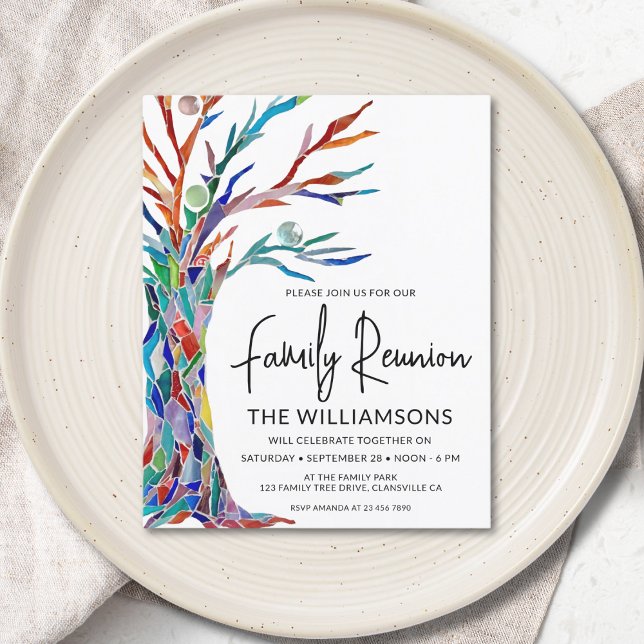 Budget Family Tree Family Reunion Invitation (Creator Uploaded)
