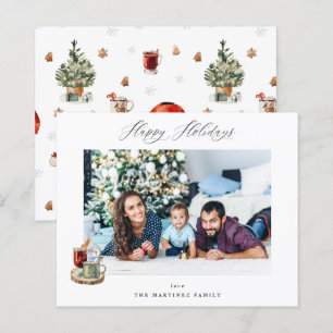 Budget Festive Happy Holidays Photo