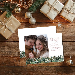 Budget First Christmas Mr. & Mrs. Christmas Card