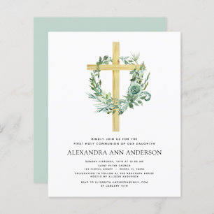 Budget First Holy Communion Greenery Eucalyptus